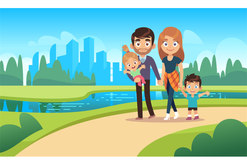 happy-family-walks-walk-park-city-nature-happiness-families-character