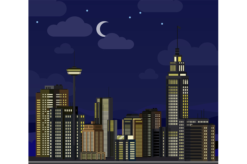 night-cityscape-flat-skyscraper-modern-buildings-city-office-center