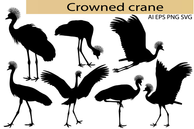 crowned-crane-silhouette