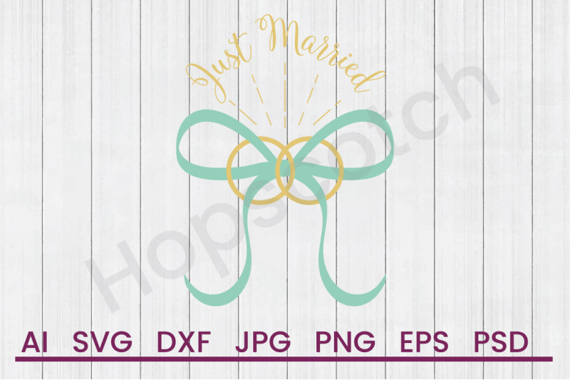 just-married-svg-file-dxf-file