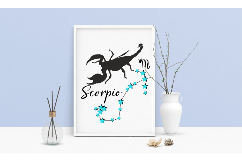 scorpio-zodiac-poster-beautiful-zodiac-art-prints-scorpio-print-sco