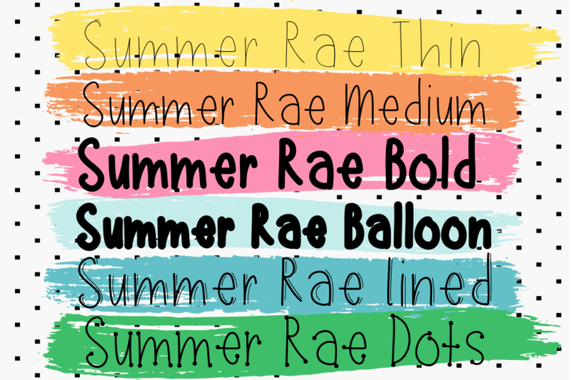 summer-rae-font-family-of-6