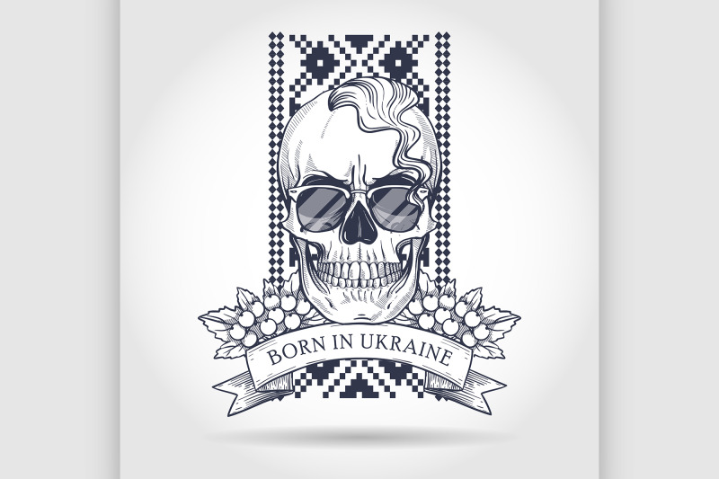 skull-with-ukrainian-symbols