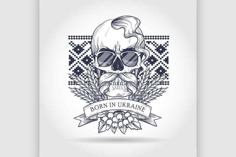 skull-with-ukrainian-symbols