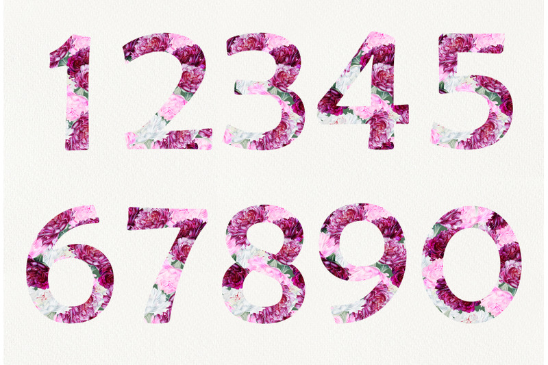 watercolor-peony-numbers