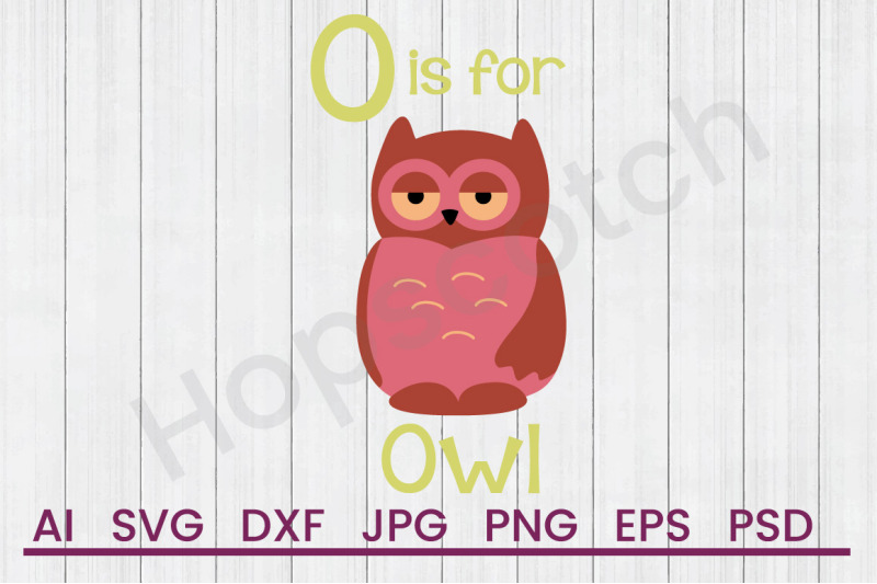 o-for-owl-svg-file-dxf-file