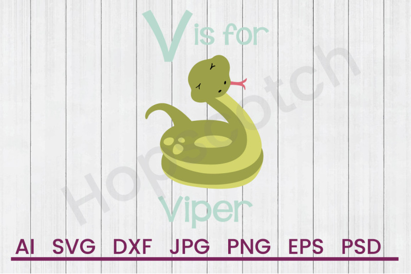 v-for-viper-svg-file-dxf-file