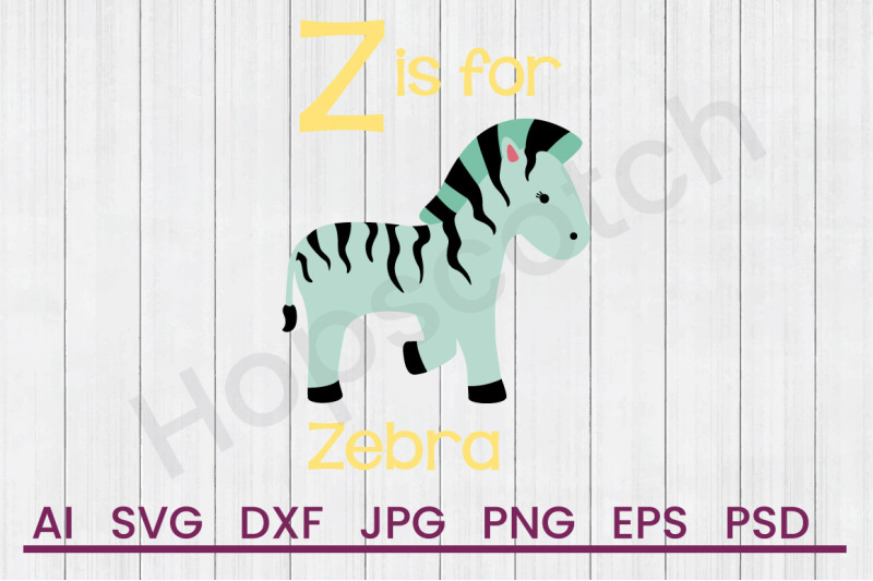 z-for-zebra-svg-file-dxf-file