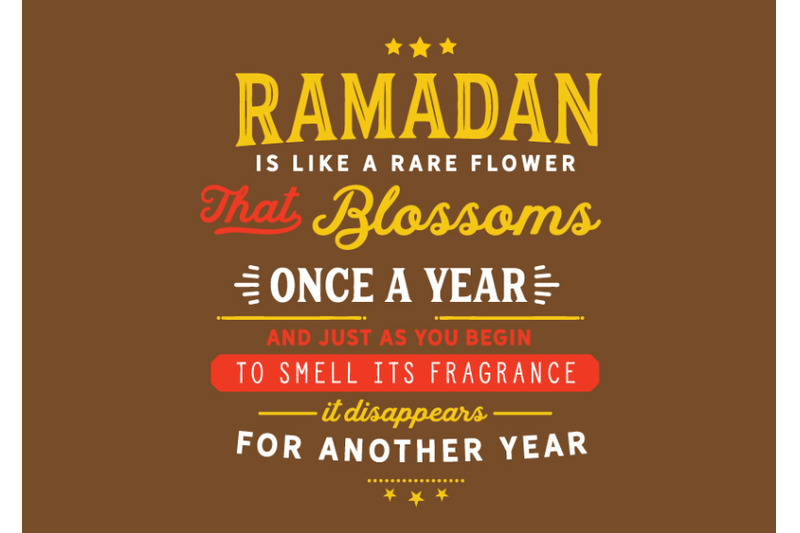 Ramadan is like a rare flower that blossoms one a year for Cutting
Machines