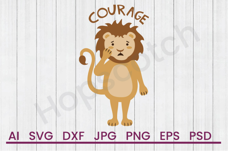 courage-svg-file-dxf-file