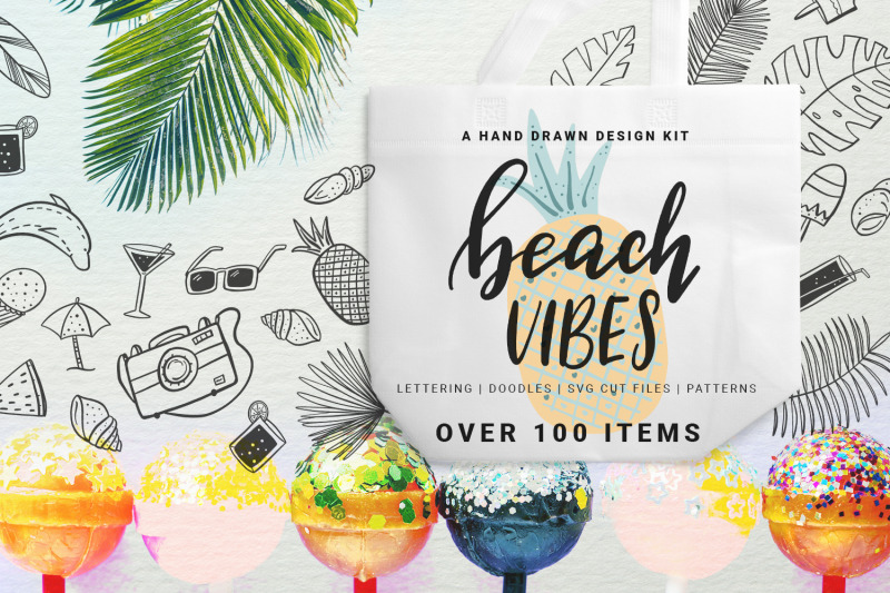 beach-vibes-summer-design-kit