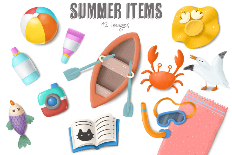 beach-items-collection