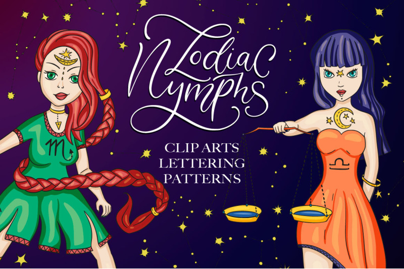 zodiac-nymphs-big-graphic-set