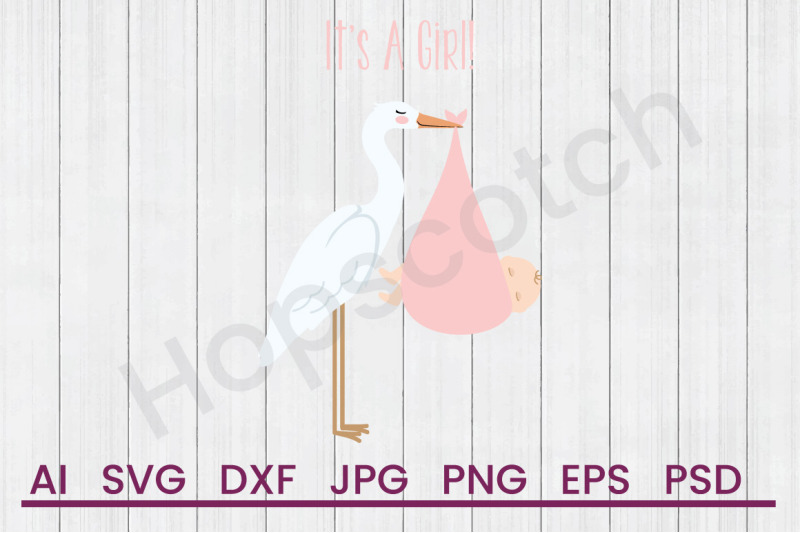 its-a-girl-svg-file-dxf-file