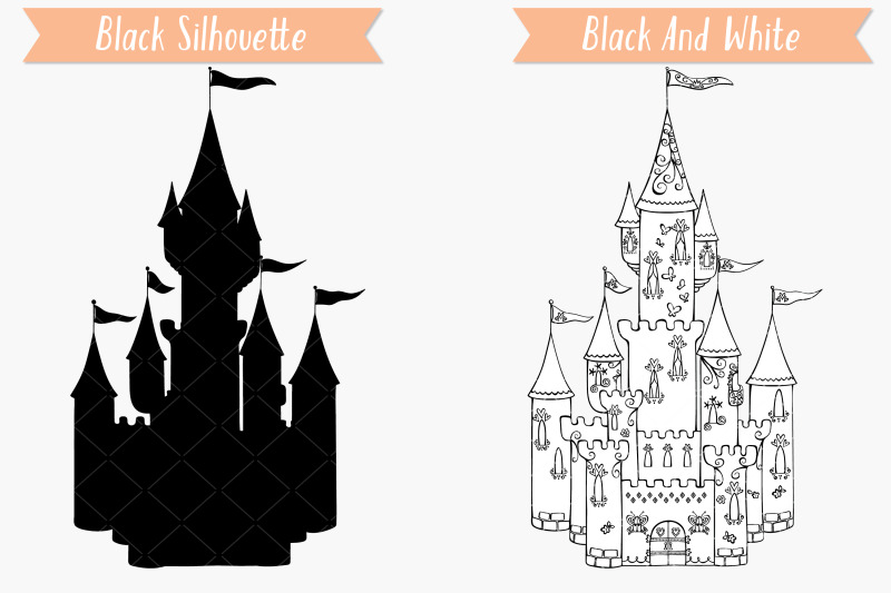 hand-drawn-castle-princess-royal-palace-fairy-tale