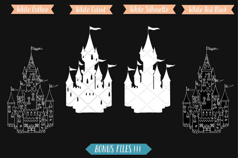 hand-drawn-castle-princess-royal-palace-fairy-tale