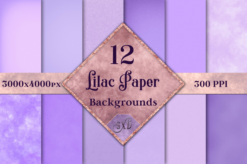 lilac-paper-backgrounds-12-image-textures-set