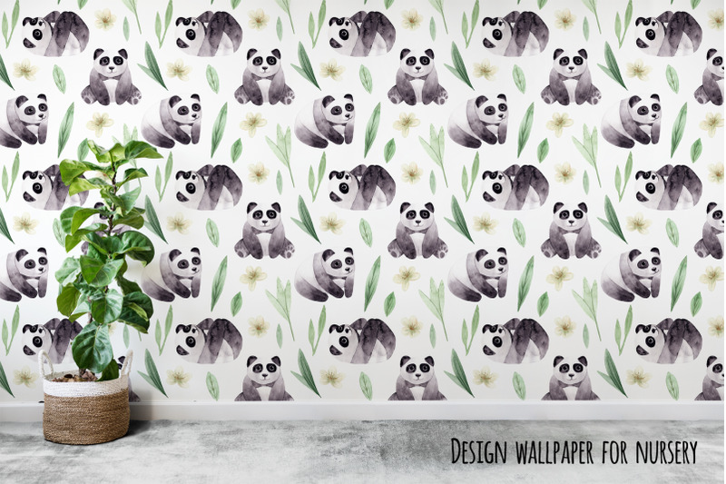 watercolor-panda-patterns-and-cliparts