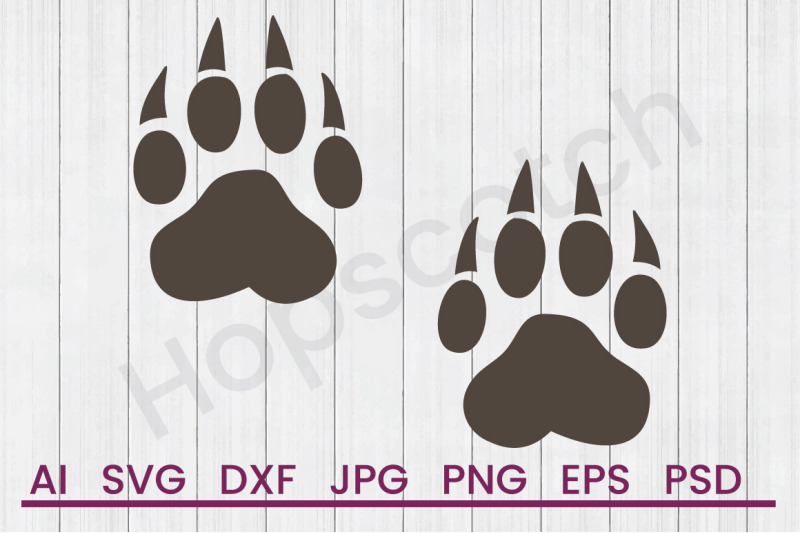 paw-print-svg-file-dxf-file