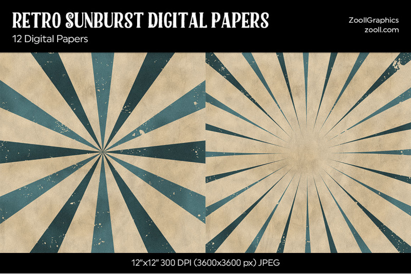 retro-sunburst-digital-papers