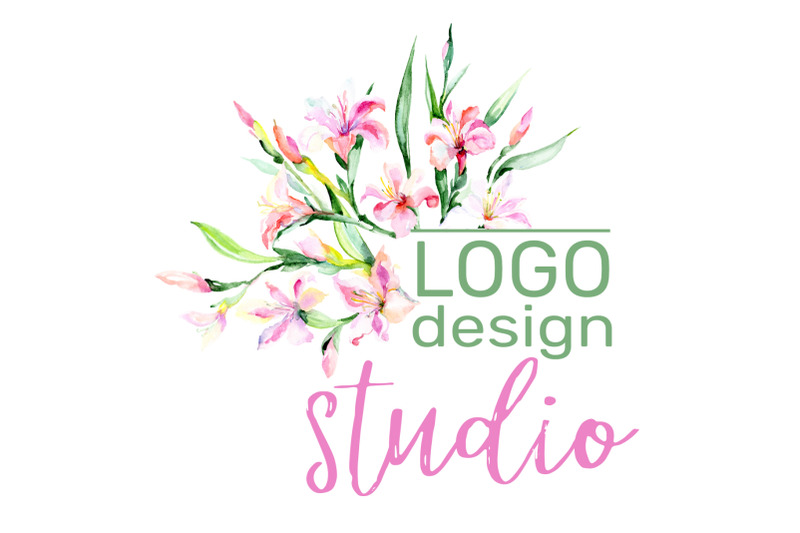 logo-with-alstroemerias-watercolor-png