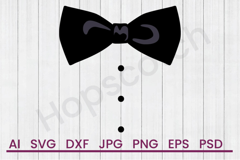 black-bowtie-svg-file-dxf-file