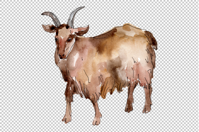 farm-animals-goat-watercolor-png