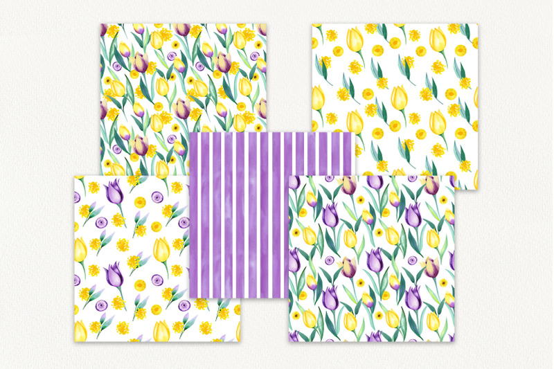 tulips-seamless-patterns