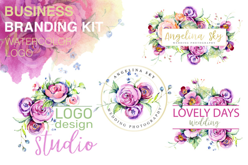 logo-with-roses-and-wildflowers-watercolor-png