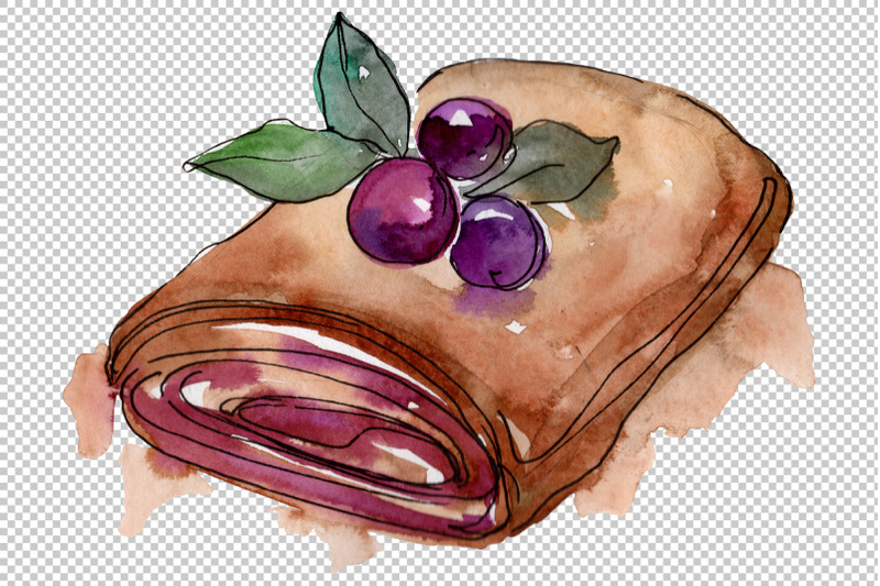 dessert-berry-joy-watercolor-png