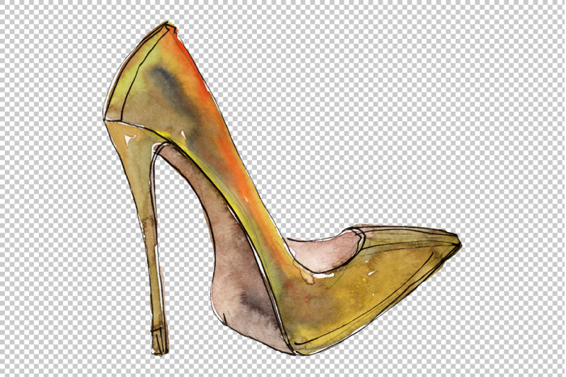 high-fashion-watercolor-watercolor-png