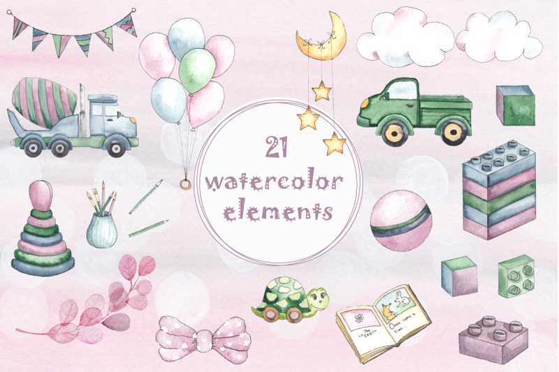 happy-birthday-watercolor-collection