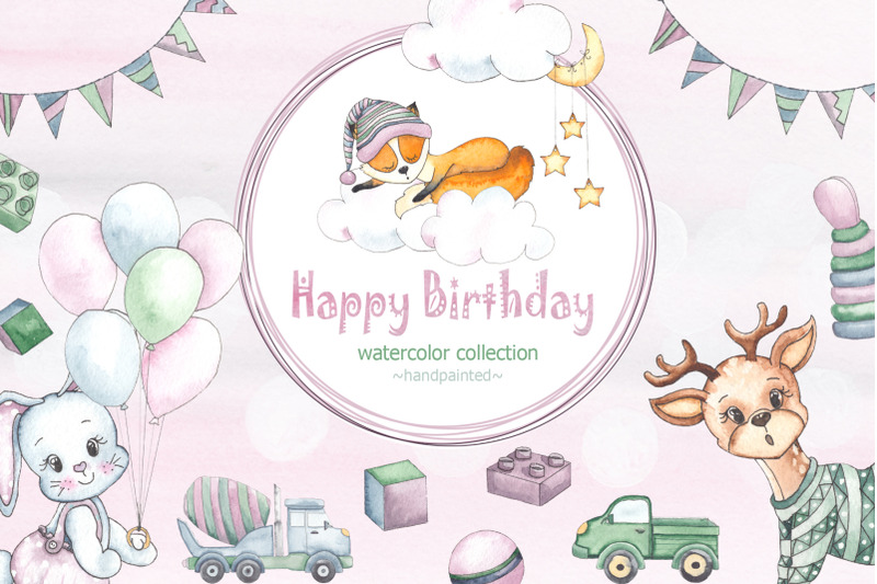 happy-birthday-watercolor-collection