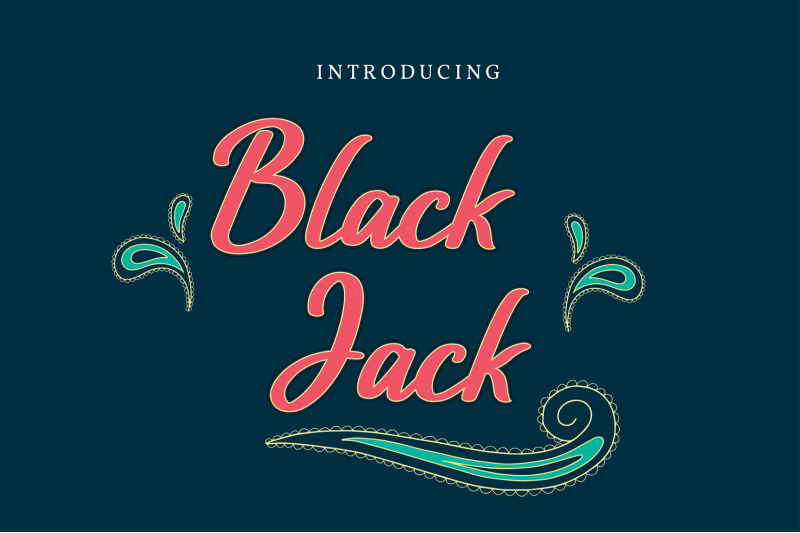 Black Jack Font Duo By Prototype Studio Thehungryjpeg Com