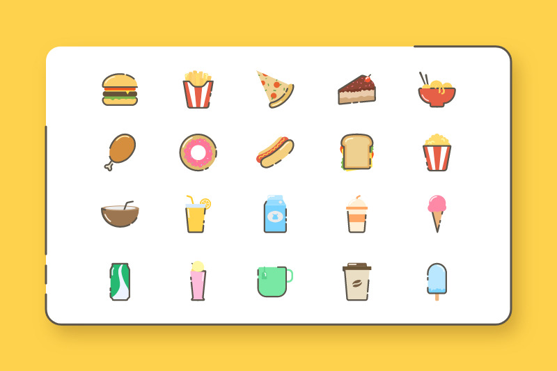 food-and-beverages-icons