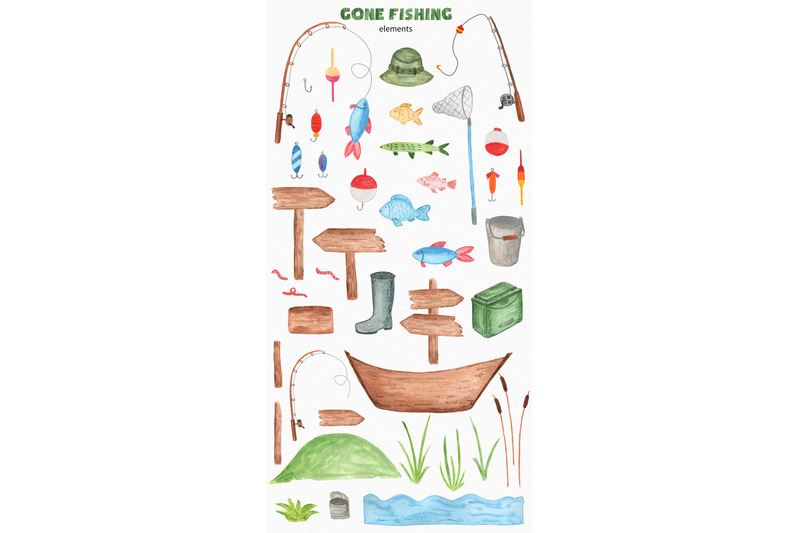 fishing-watercolor-clipart-set