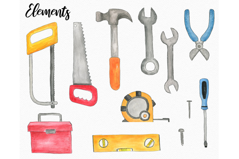 watercolor-tool-kit-set-clipart