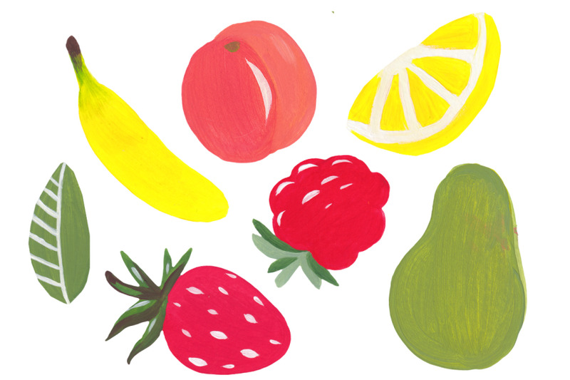 individual-hand-drawn-fruits