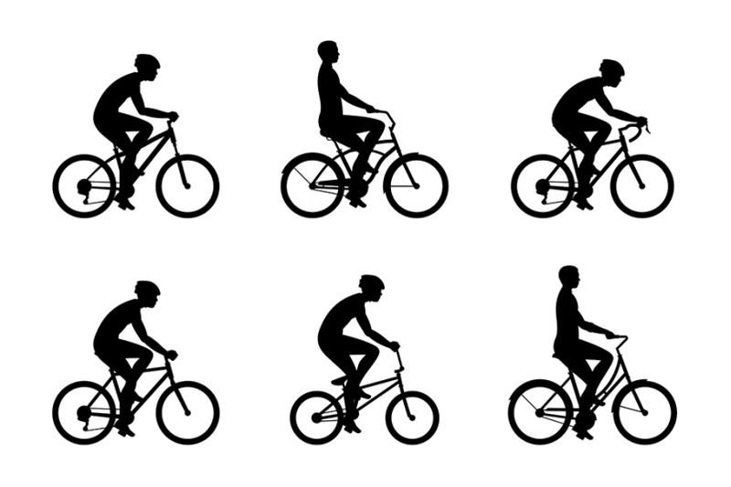 set-of-men-riding-bicycles