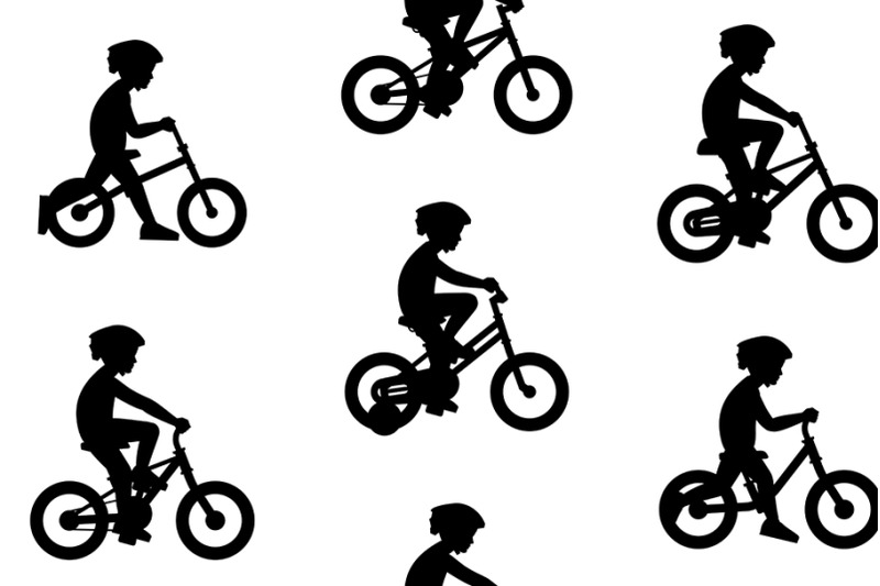pattern-with-boys-riding-bike