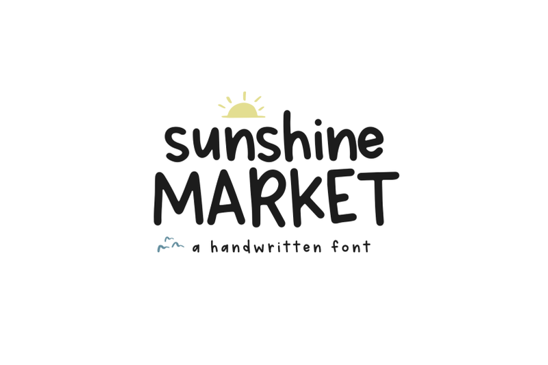 sunshine-market-a-handwritten-print-font