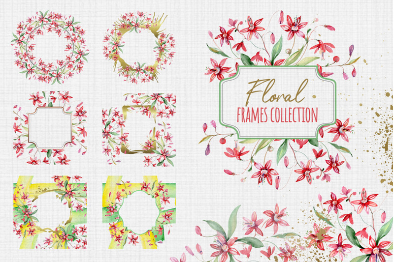 bouquets-may-sun-red-watercolor-png