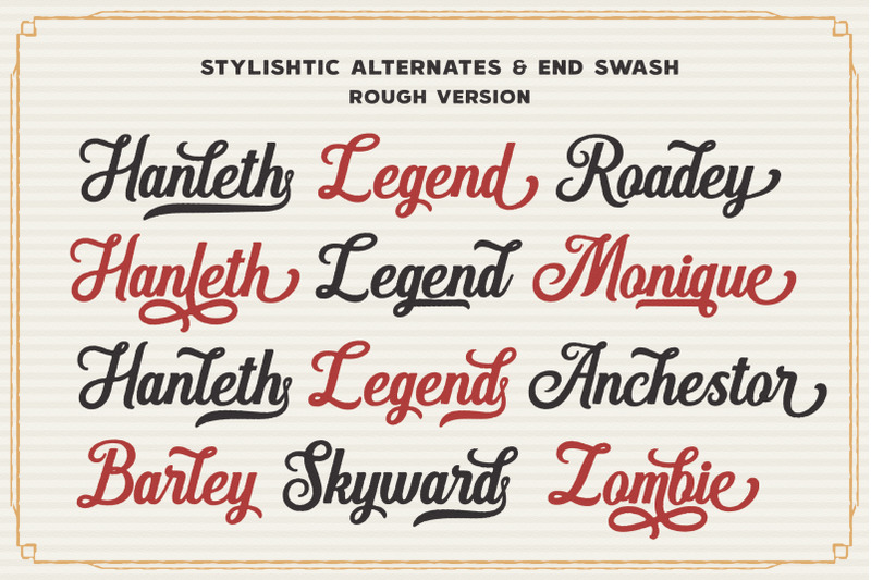 hanleth-vintage-font-family