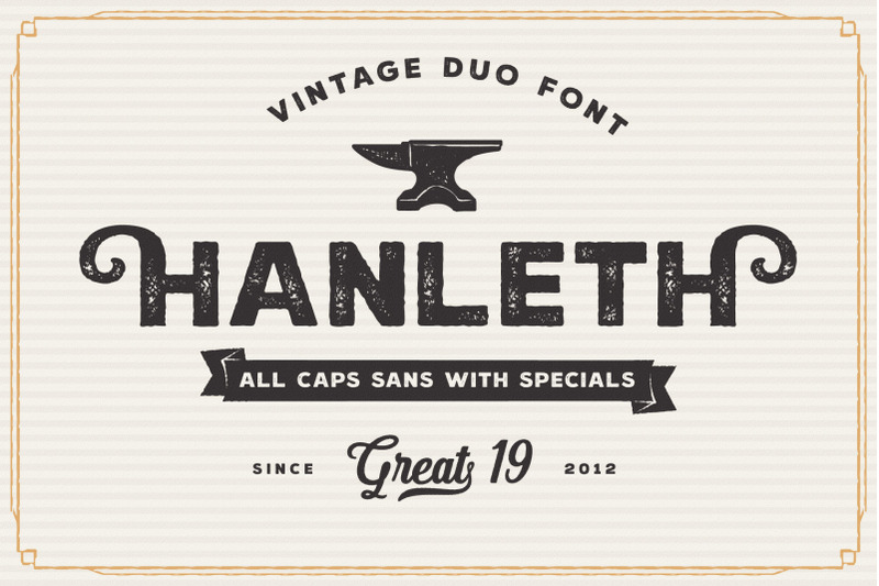 hanleth-vintage-font-family