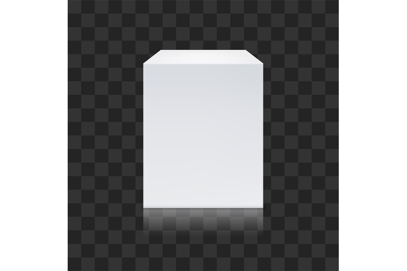 realistic-white-cube-isolated-on-transparent-background