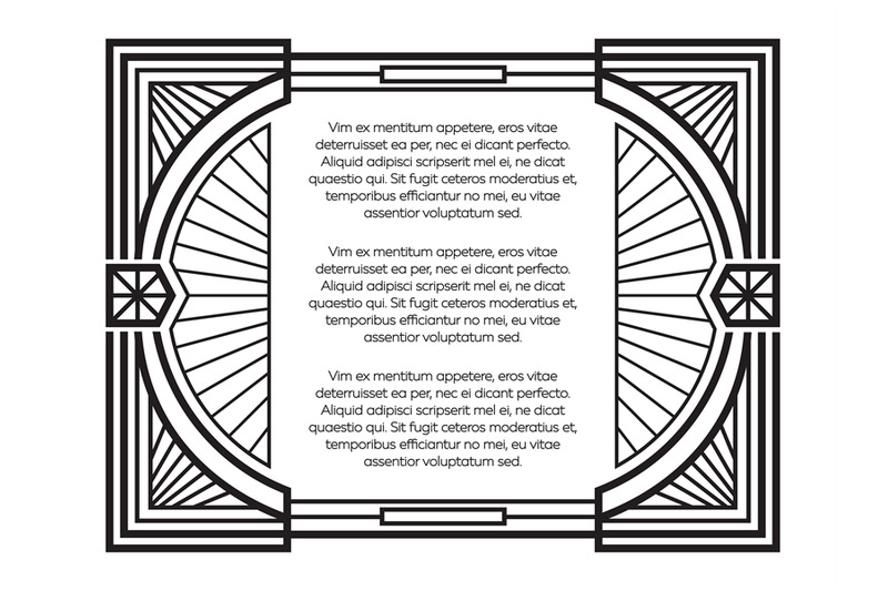 art-deco-frame-template-isolated-on-white-background