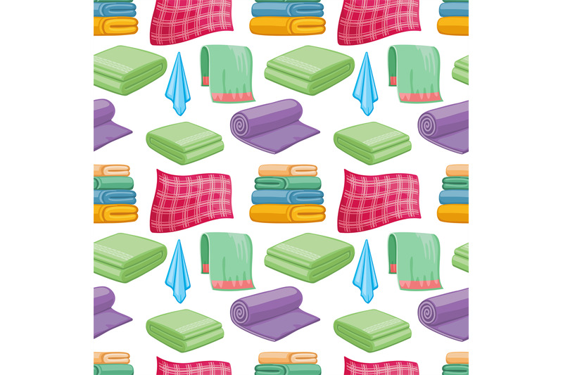 cartoon-colorful-towels-seamless-pattern