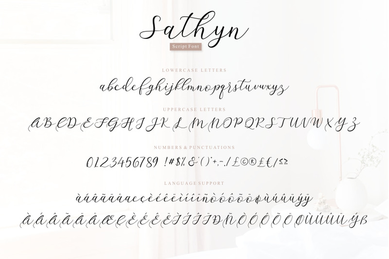 sathyn-script-font