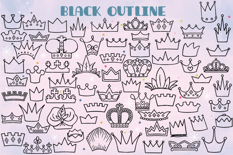 crowns-hand-drawn-princess-tiara-king-queen-royal-doodles