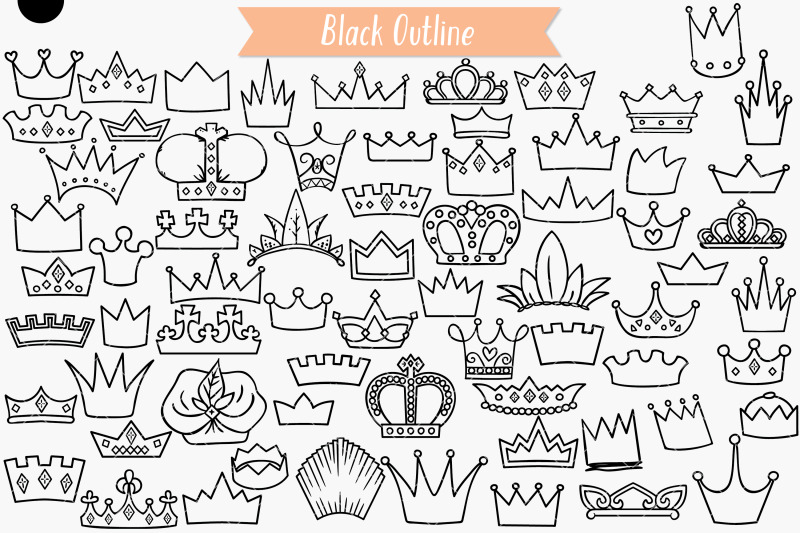 crowns-hand-drawn-princess-tiara-king-queen-royal-doodles